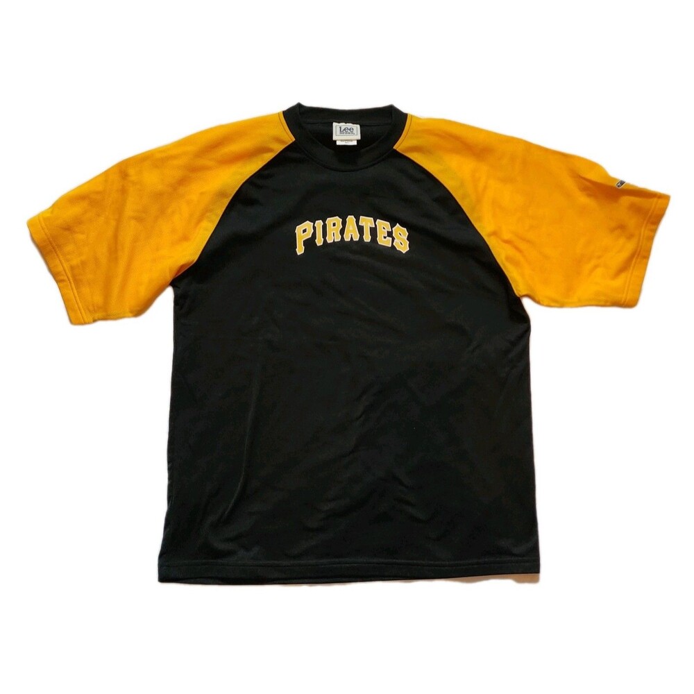 Vintage Lee Sport 90s Pittsburgh Pirates Black Baseball MLB T-Shirt Men's Large